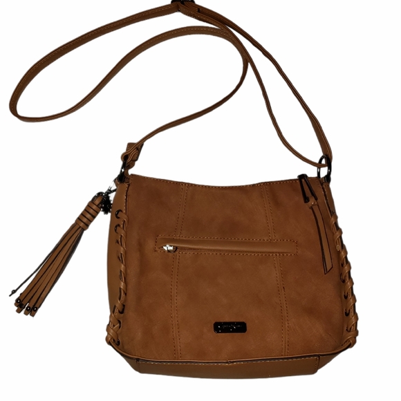 Jessica Simpson Cognac Mila Hobo Handbag - Picture 3 of 11